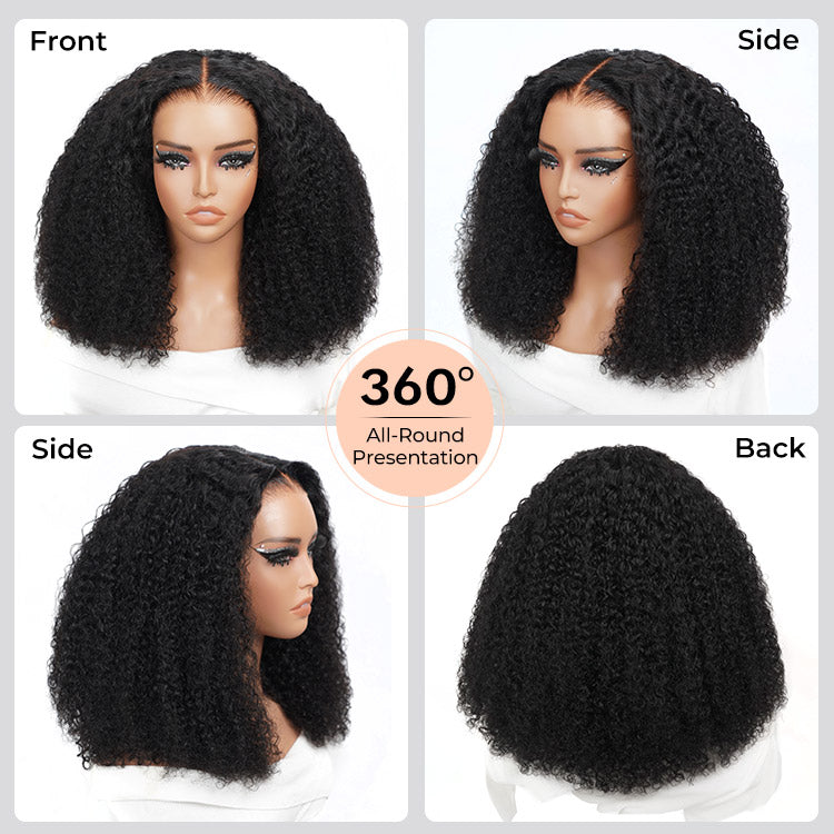 Ready to Ship – Jerry Curly Wig | 100% Virgin Human Hair